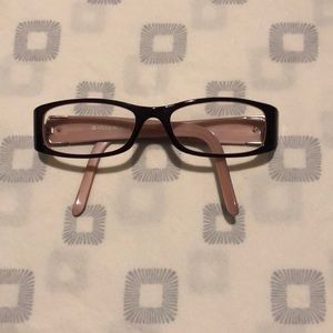 Reading glasses frame with current prescription for your close reading